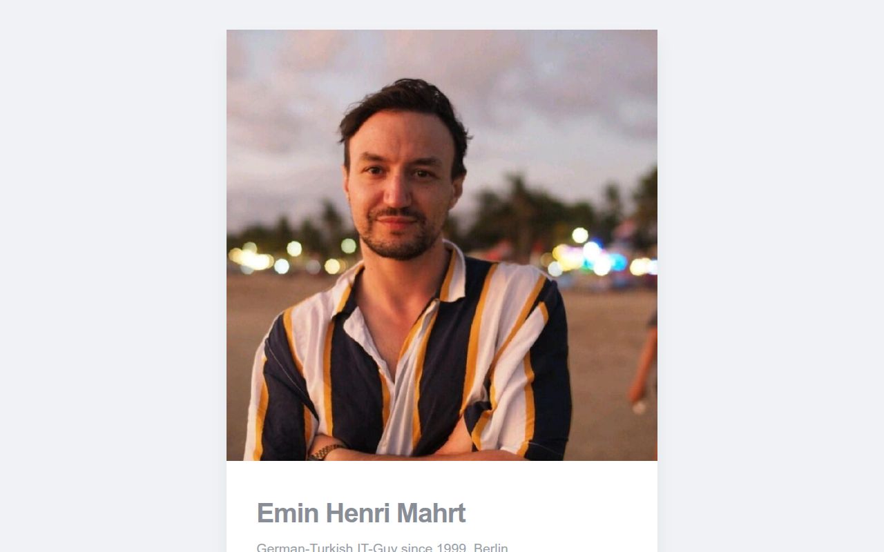 Carrd profile picture for @emin